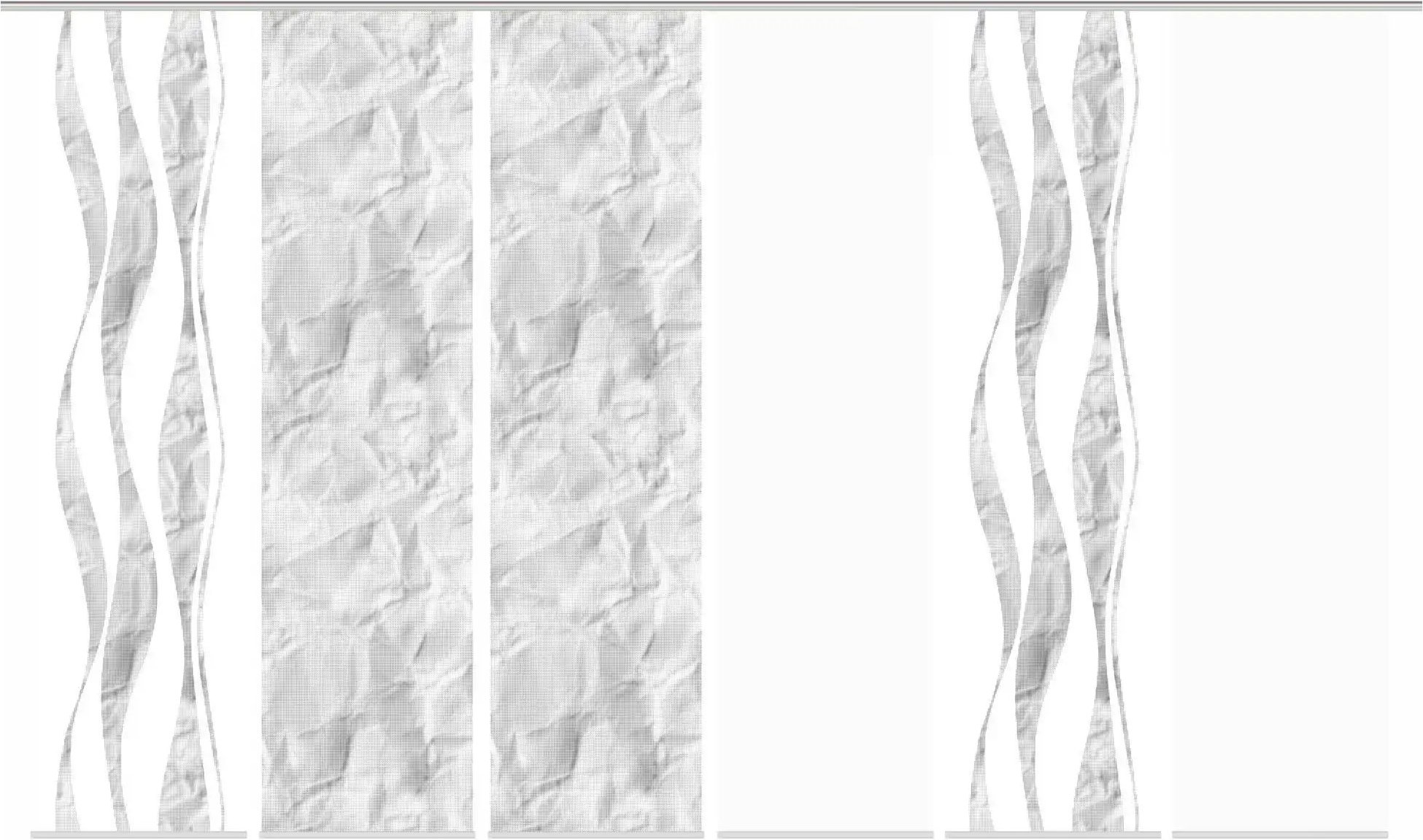 Thumbnail - HOME Wohnideen Schiebevorhang ¦ grau ¦ Synthetik ¦ Maße (cm): B: 60 H: 245 Gardinen & Rollos > Gardinen & Vorhänge > S...