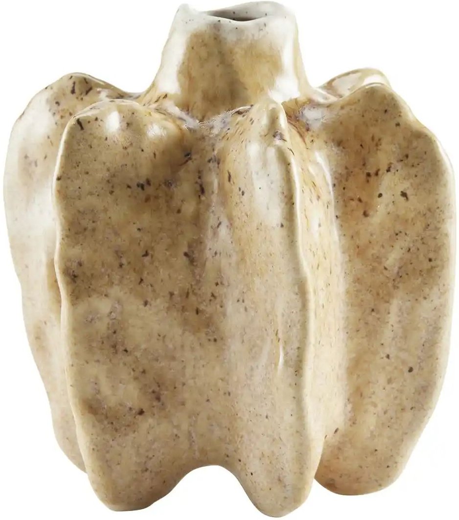 HOME STORY Vase ¦ braun ¦ Steinzeug ¦ Maße (cm): B: 12,5 H: 15 Accessoires > Vasen - Höffner