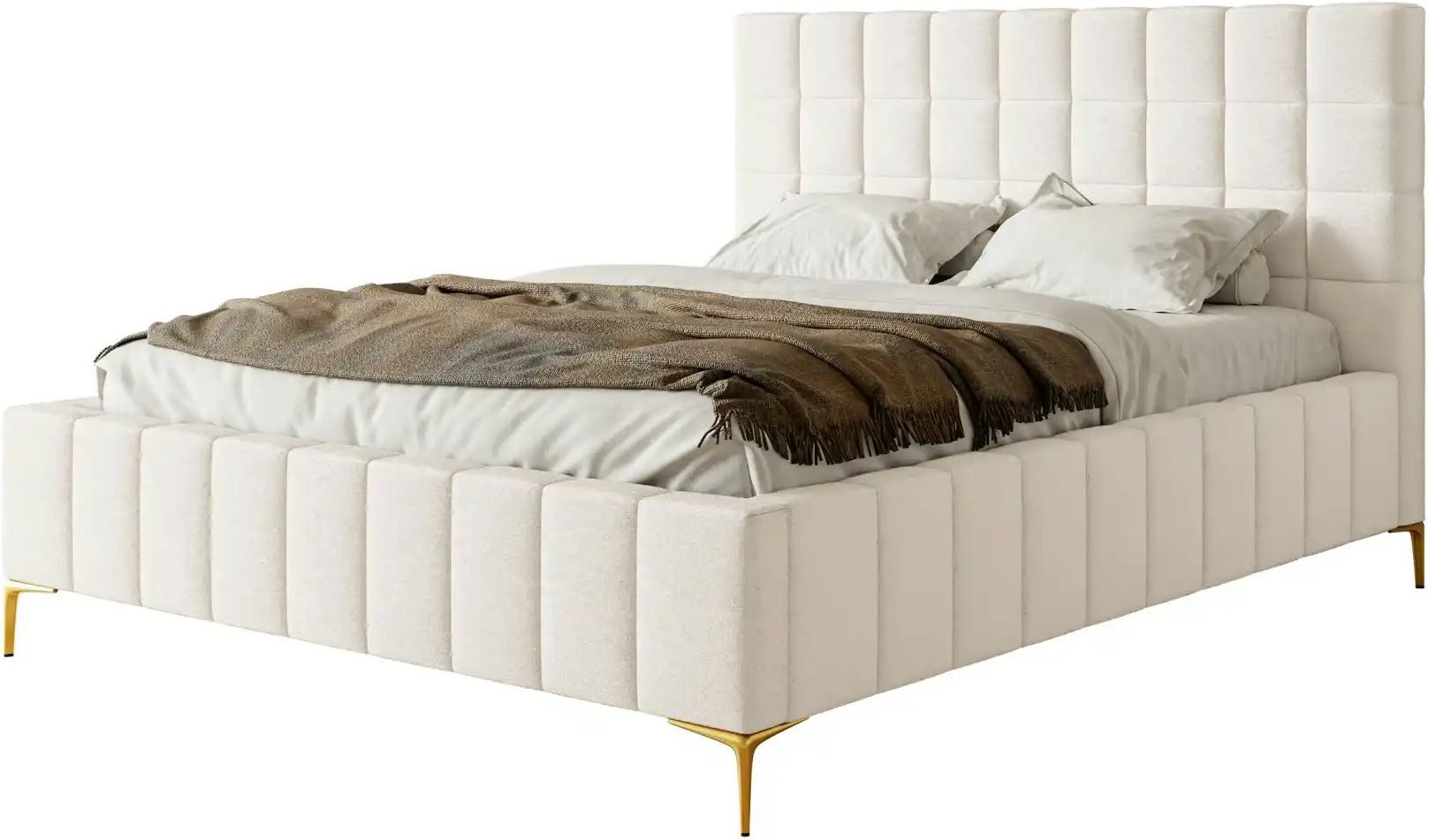 Selsey Polsterbett mit Bettkasten Szejlo ¦ creme ¦ Maße (cm): B: 160 H: 126 Betten > Polsterbetten - Höffner