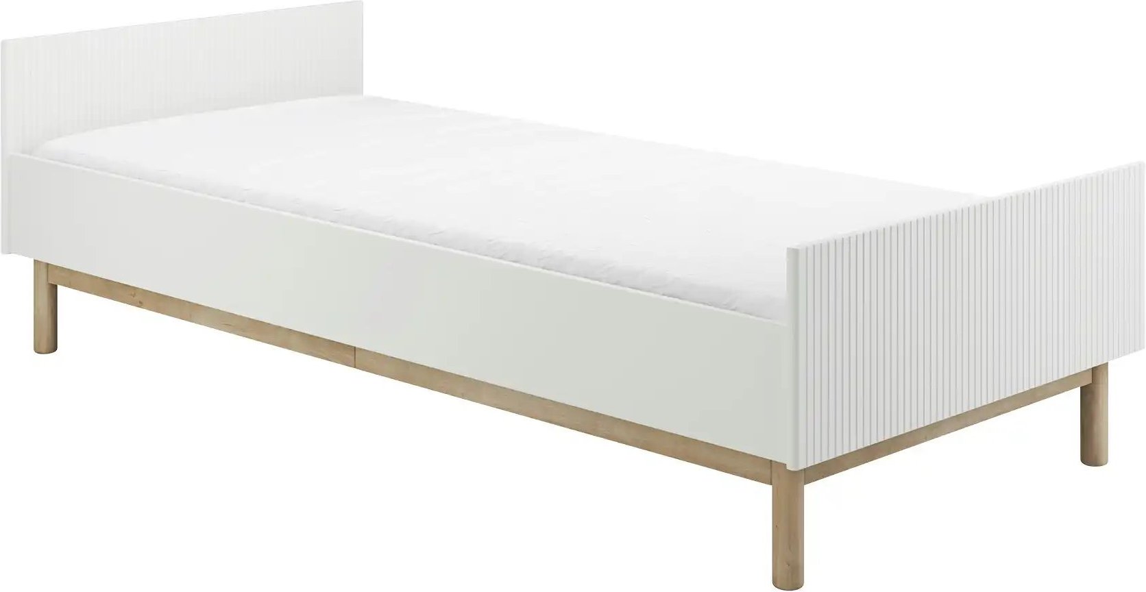 pinio Bett Miloo ¦ weiß ¦ Maße (cm): B: 95,8 H: 62,7 Betten > Bettgestelle - Höffner