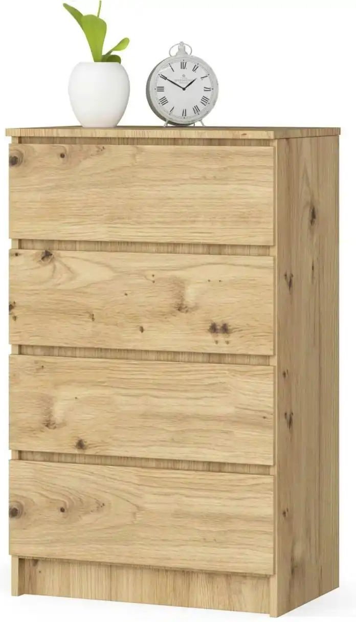 Kommode mit 4 Schubladen Kai ¦ holzfarben ¦ Maße (cm): B: 60 H: 99 Kommoden & Sideboards > Kommoden - Höffner