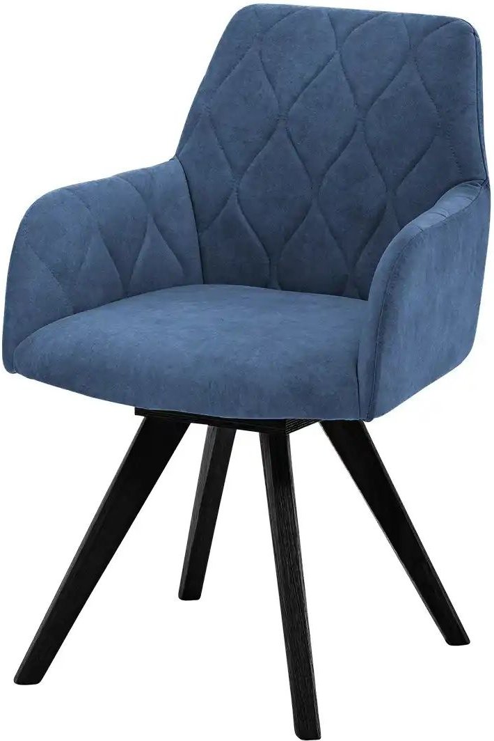 Woodford Esszimmerstuhl Damask ¦ blau ¦ Maße (cm): B: 61 H: 88 T: 66.5 Stühle > Küchenstühle > Küchenstühle mit Armlehn...