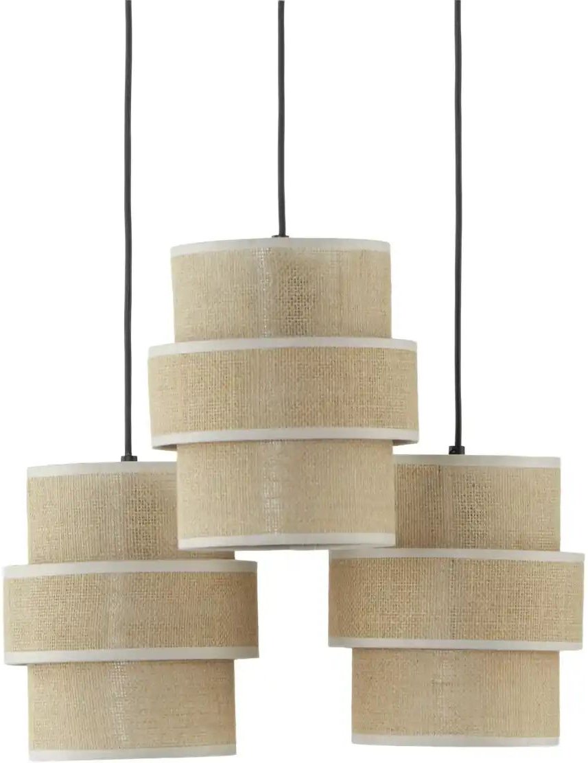 Pendelleuchte Calisto ¦ beige ¦ Maße (cm): H: 145 Ø: 45 Lampen & Leuchten > Pendelleuchten - Höffner