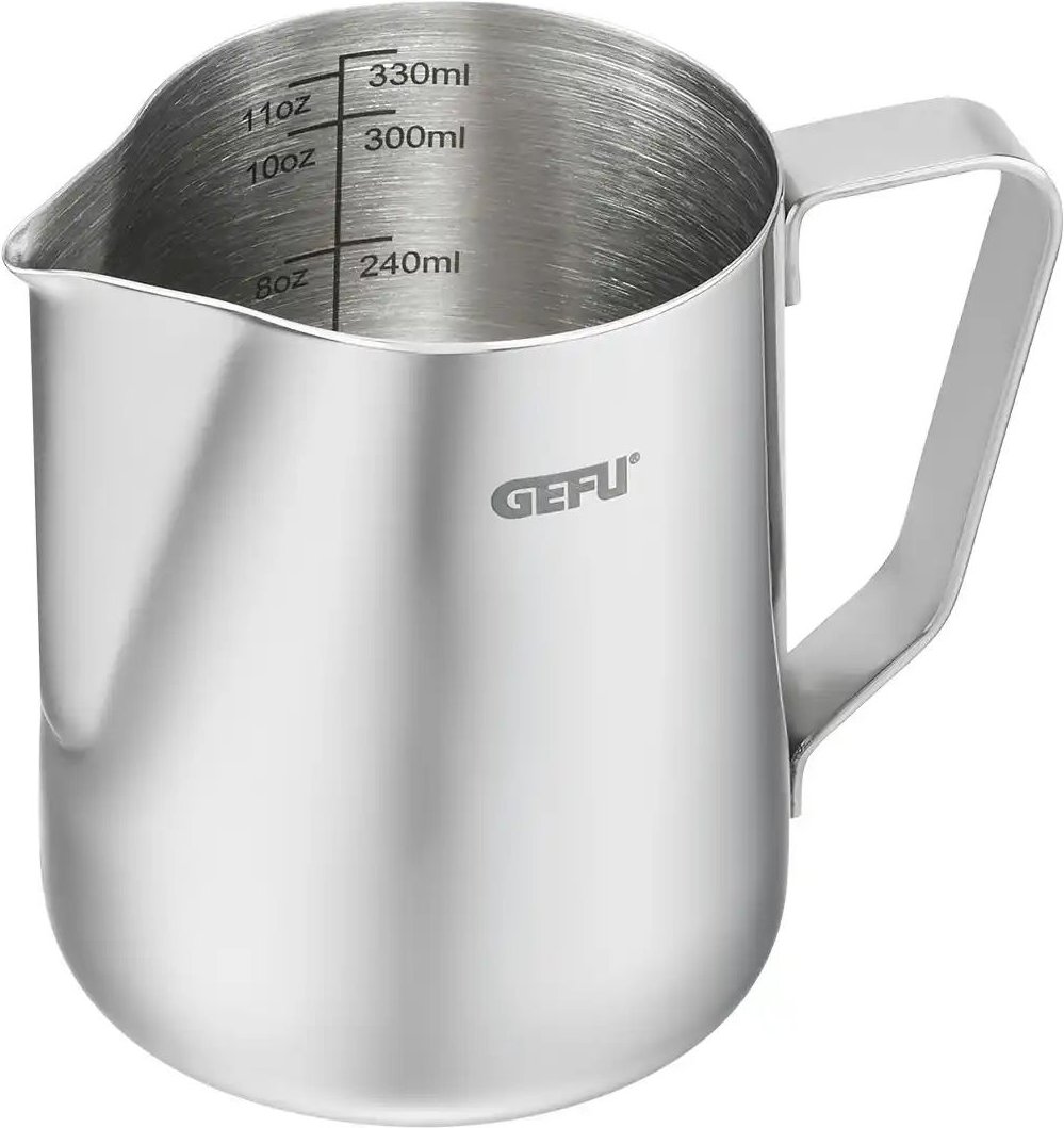 Gefu Milchkännchen BARISTA ¦ silber ¦ Edelstahl ¦ Maße (cm): B: 7,6 H: 9,1 Geschirr > Einzelgeschirrteile - Höffner
