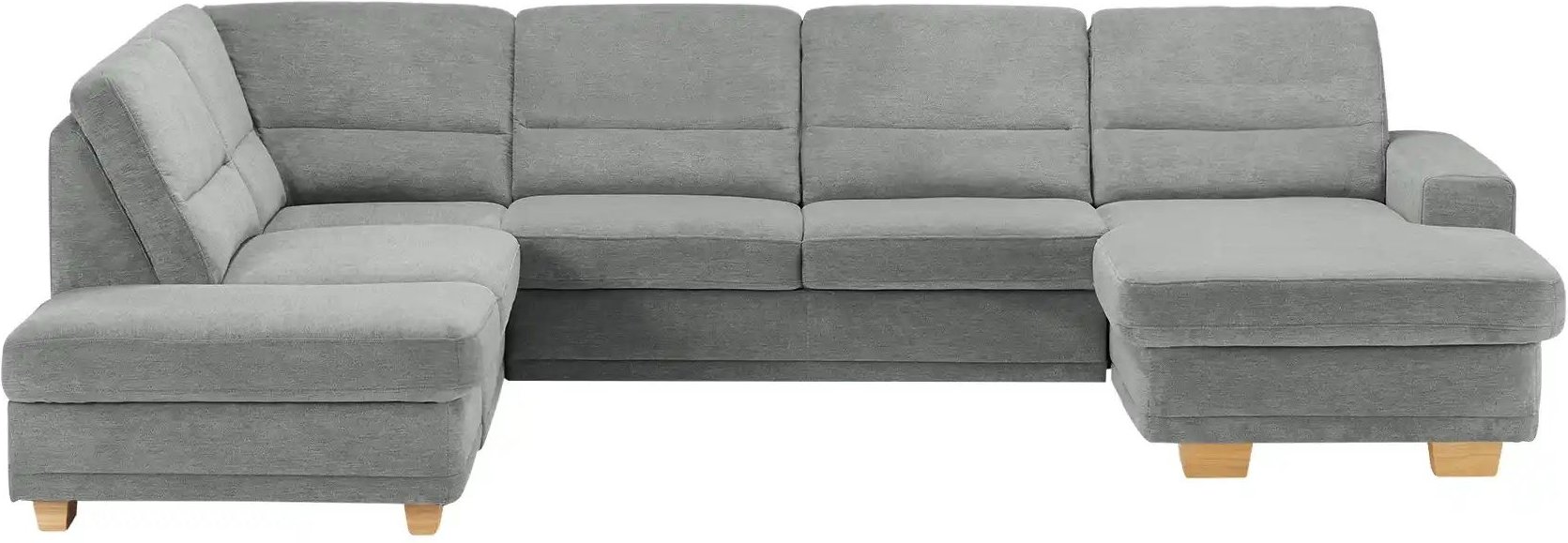meinSofa Wohnlandschaft aus Mikrofaser Marc ¦ grau ¦ Maße (cm): B: 311 H: 85 T: 234.0 Polstermöbel > Sofas > Wohnlandsch...