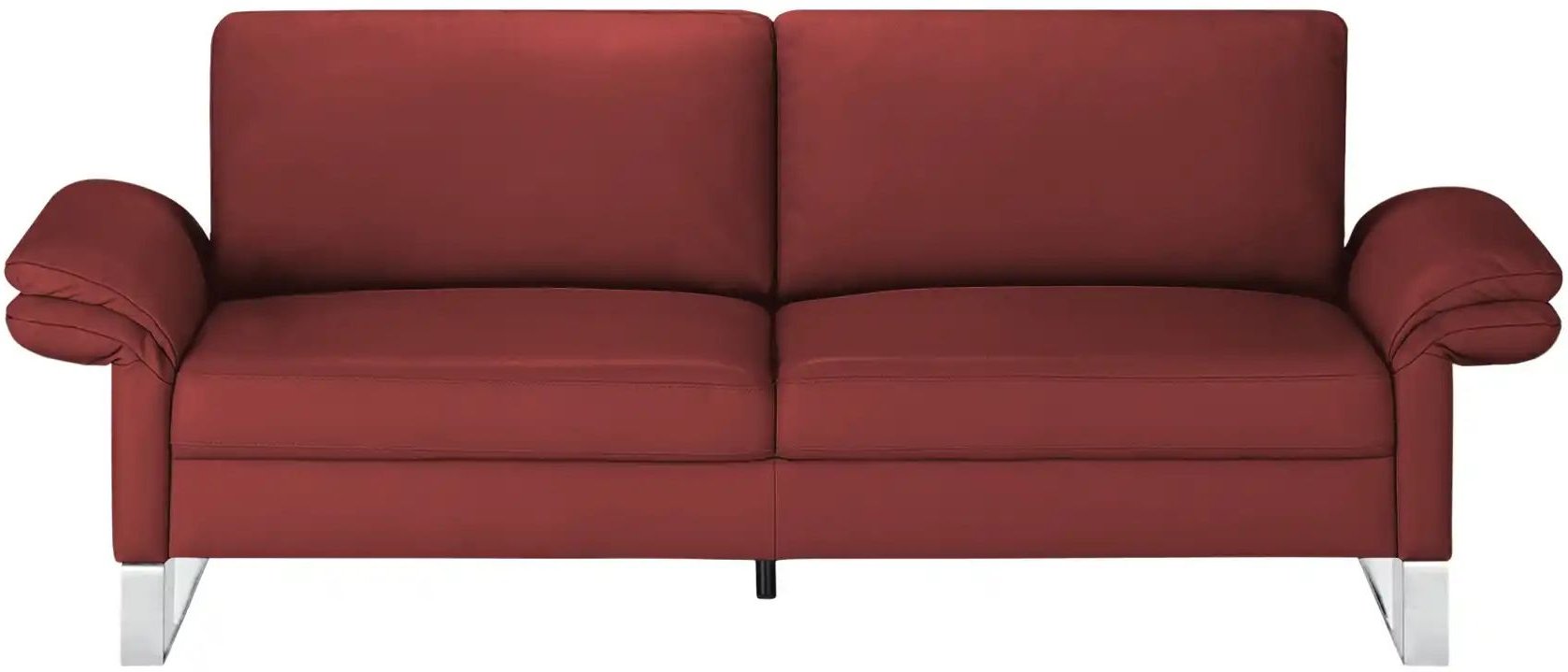 Max Schelling Einzelsofa mit Kufengestell Maximum ¦ rot ¦ Maße (cm): B: 234 H: 86 T: 97.0 Polstermöbel > Sofas > 3-Sitze...