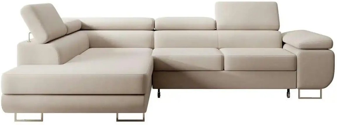 Selsey Ecksofa mit Schlaffunktion Stevil ¦ beige ¦ Maße (cm): B: 275 H: 90 Polstermöbel > Sofas > Ecksofas - Höffner