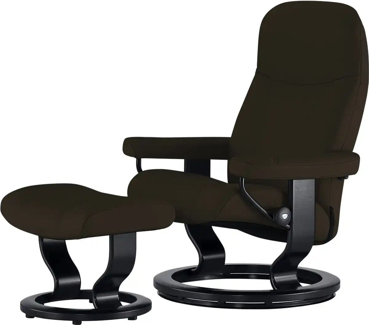 Thumbnail - Stressless Relaxsessel mit Hocker Leder Consul L ¦ braun ¦ Maße (cm): B: 85 H: 100 T: 77.0 Polstermöbel > Sessel > Ferns...