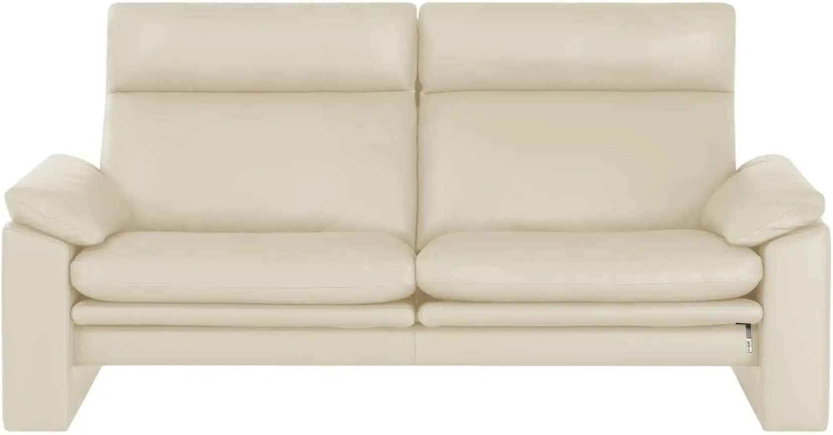 erpo just relax Ledersofa mit Relaxfunktion JR960 Bari ¦ beige ¦ Maße (cm): B: 190 H: 93 T: 84.0 Polstermöbel > Sofas > ...
