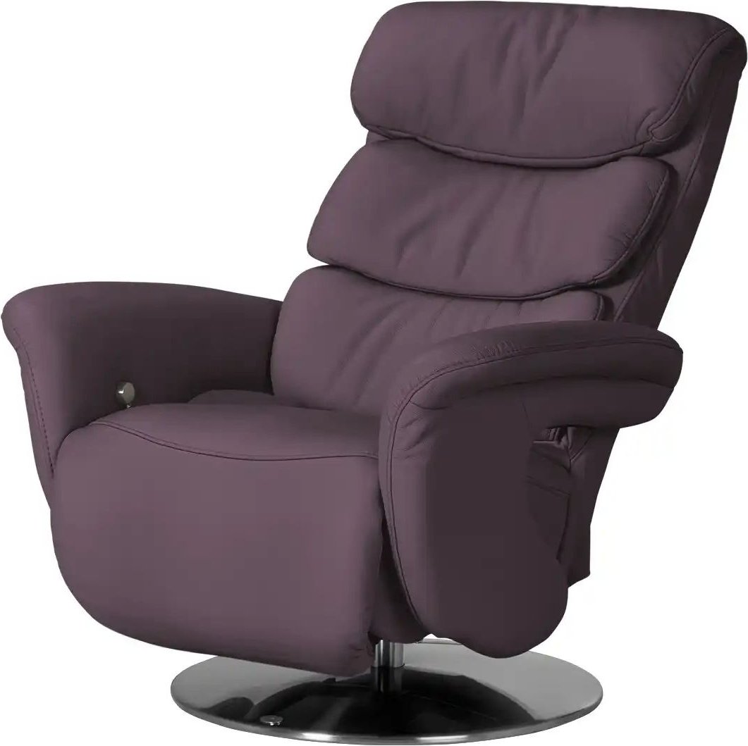 Thumbnail - himolla Leder-Relaxsessel Leder 7628 ¦ lila/violett ¦ Maße (cm): B: 83 H: 107 T: 88.0 Polstermöbel > Sessel > Fernsehses...