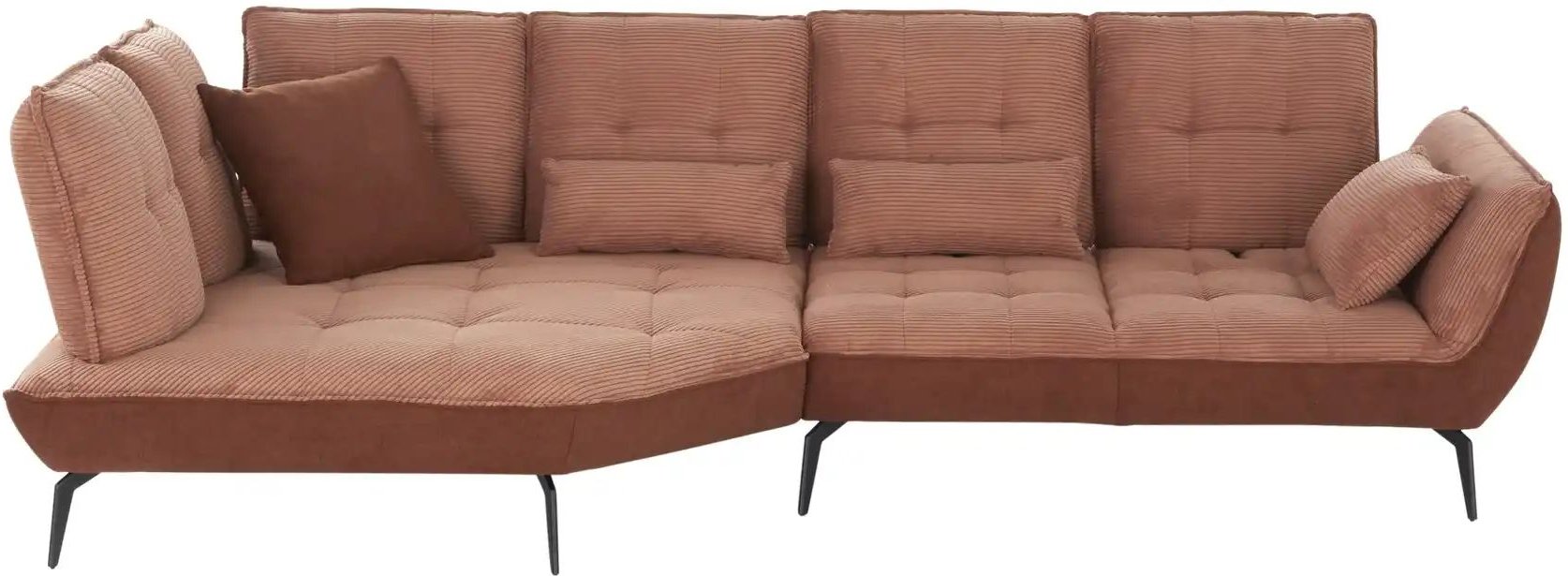 vito Ecksofa Ticona ¦ kupfer ¦ Maße (cm): B: 336 H: 93 T: 169.0 Polstermöbel > Sofas > Ecksofas - Höffner