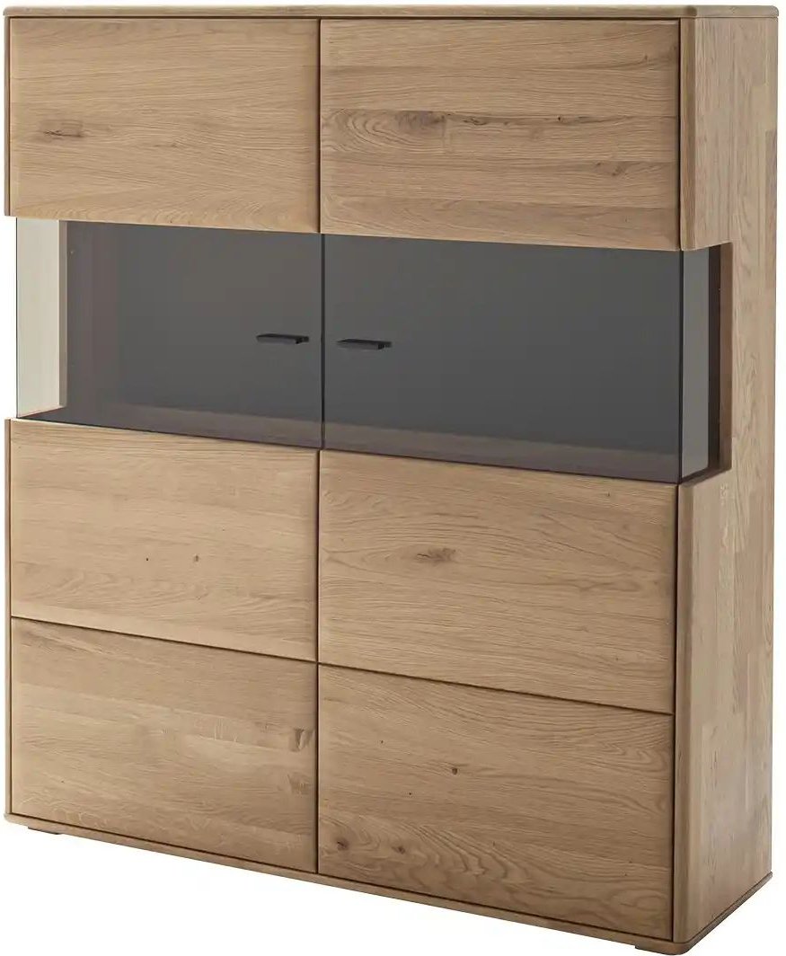 MONDO Highboard Minoma ¦ holzfarben ¦ Maße (cm): B: 124 H: 140 T: 37.0 Kommoden & Sideboards > Highboards - Höffner