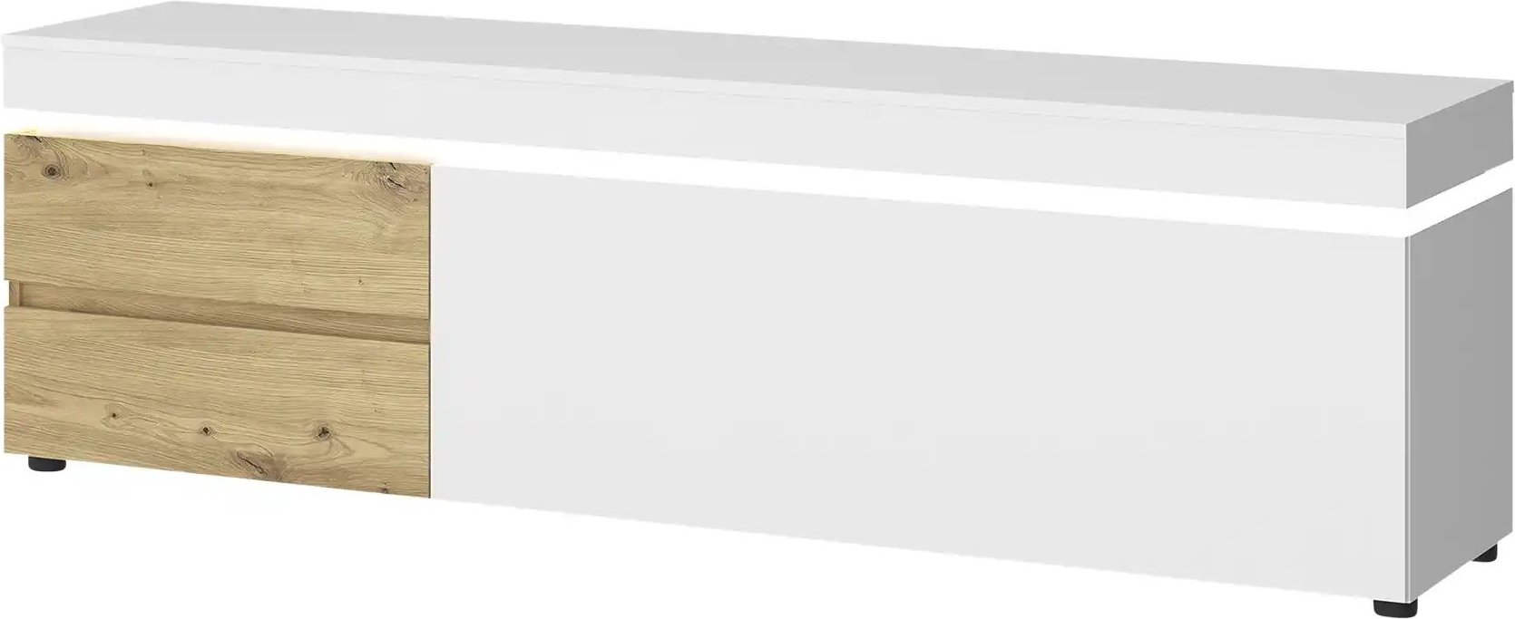 Lowboard Luci ¦ weiß ¦ Maße (cm): B: 181 H: 57 T: 48.0 Kommoden & Sideboards > TV Lowboards - Höffner