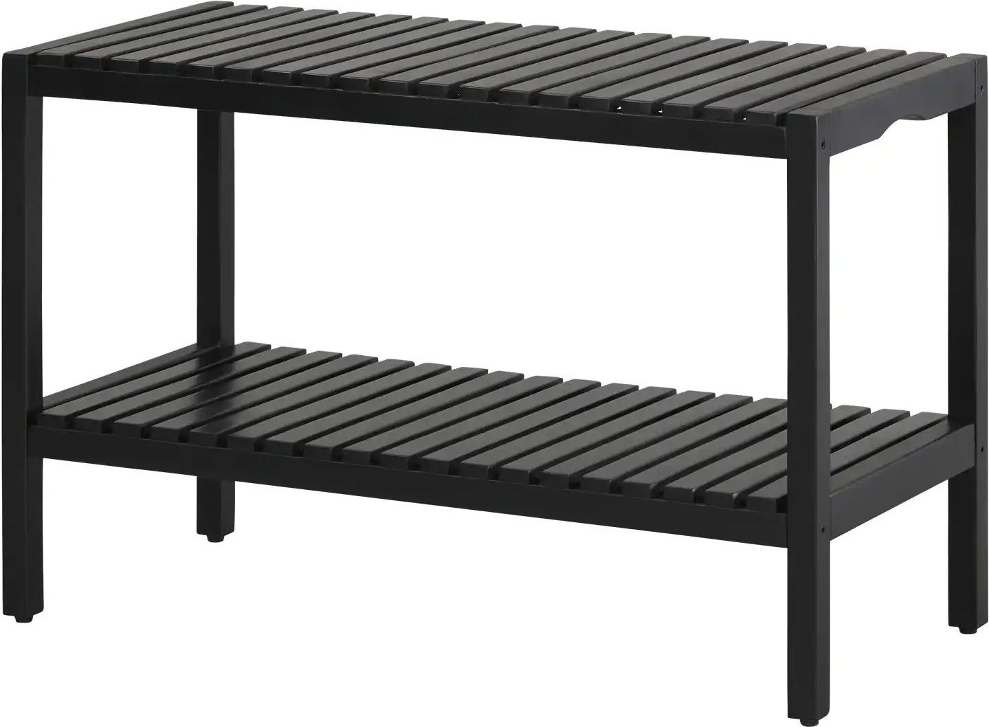 Bank Oria ¦ schwarz ¦ Maße (cm): B: 79 H: 50 T: 37.0 Bänke > Einzelbänke - Höffner