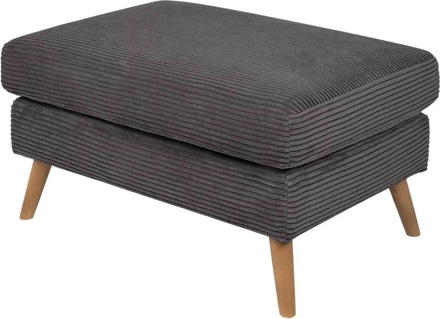 SOHO Polsterhocker Smilla ¦ grau ¦ Maße (cm): B: 90 H: 43 T: 60.0 Polstermöbel > Hocker - Höffner