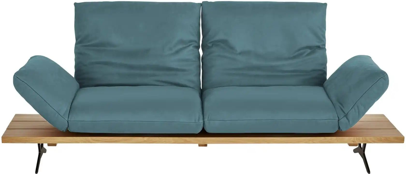 KOINOR Ledersofa Marilyn ¦ türkis/petrol ¦ Maße (cm): B: 232 H: 96 T: 90.0 Polstermöbel > Sofas > 2-Sitzer - Höffner