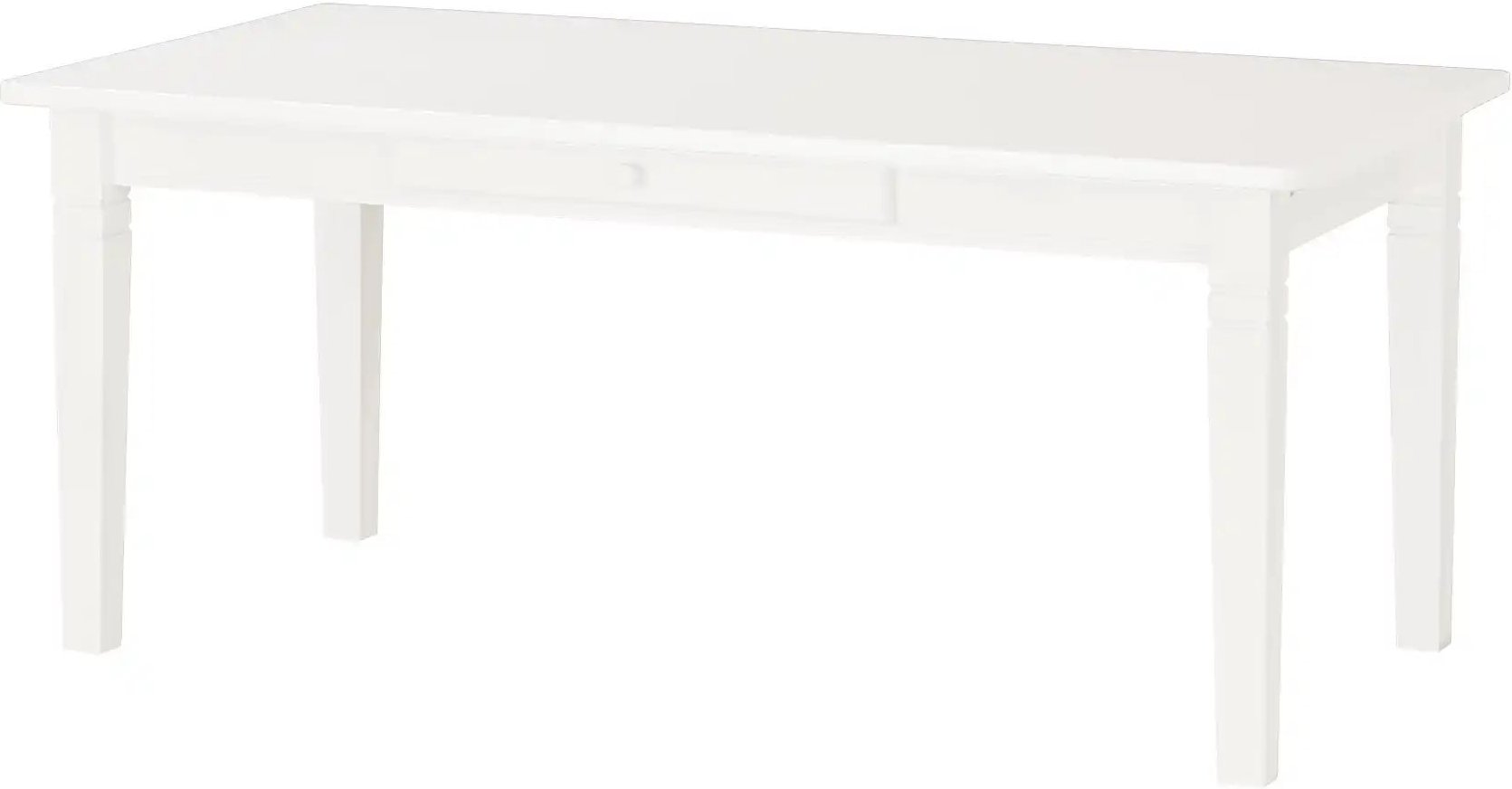 maison bleue Esstisch massiv Florian ¦ weiß ¦ Maße (cm): B: 90 H: 78 Tische > Esstische > Esstische massiv - Höffner