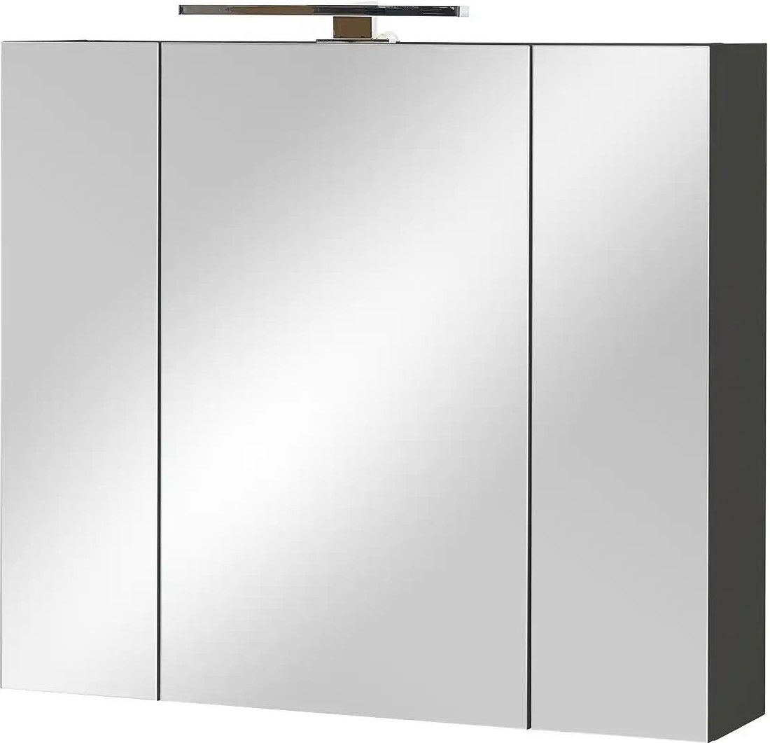 Spiegelschrank Seddiner See ¦ grau ¦ Maße (cm): B: 76 H: 71 T: 18.0 Schränke > Badschränke > Spiegelschränke - Höffner