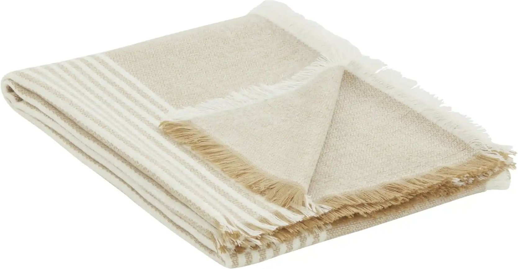 Plaid  Dezent ¦ beige ¦ Synthetik ¦ Maße (cm): B: 130 Dekokissen & Decken > Kuscheldecken & Wohndecken - Höffner