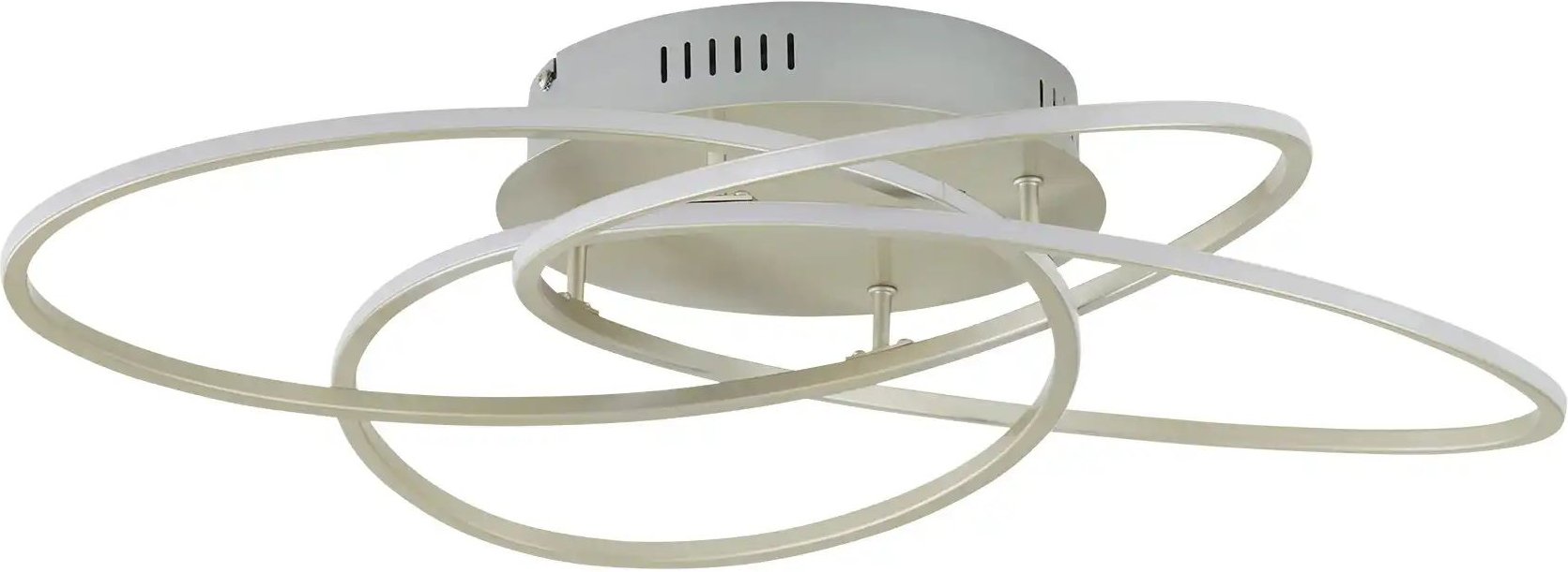 Meisterleuchten LED-Deckenleuchte Nickel-matt ¦ silber ¦ Maße (cm): H: 7 Ø: 65 Lampen & Leuchten > Deckenleuchten - H...