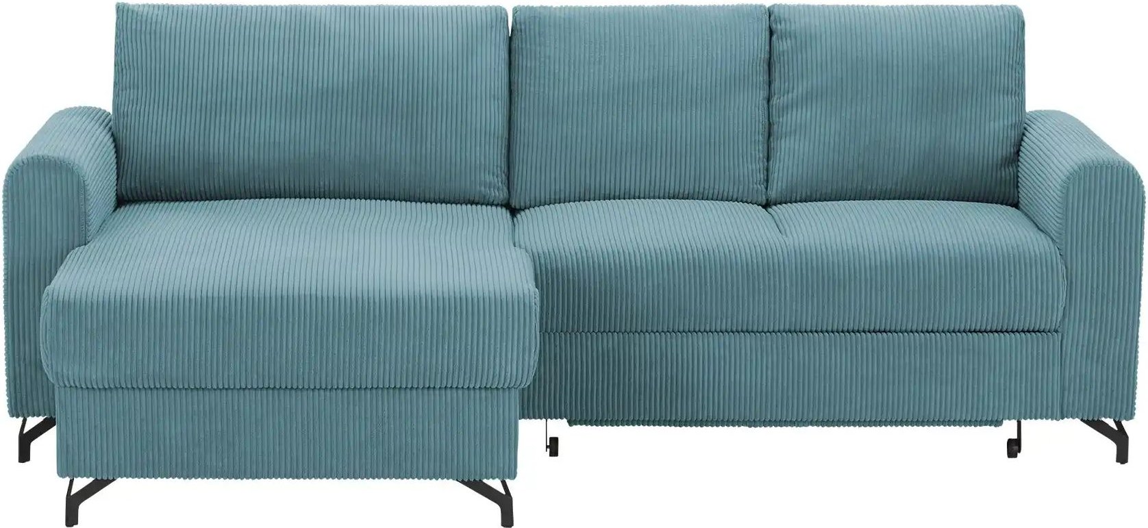uno Ecksofa Cord Latina ¦ blau ¦ Maße (cm): B: 232 H: 110 T: 156.0 Polstermöbel > Sofas > Ecksofas - Höffner
