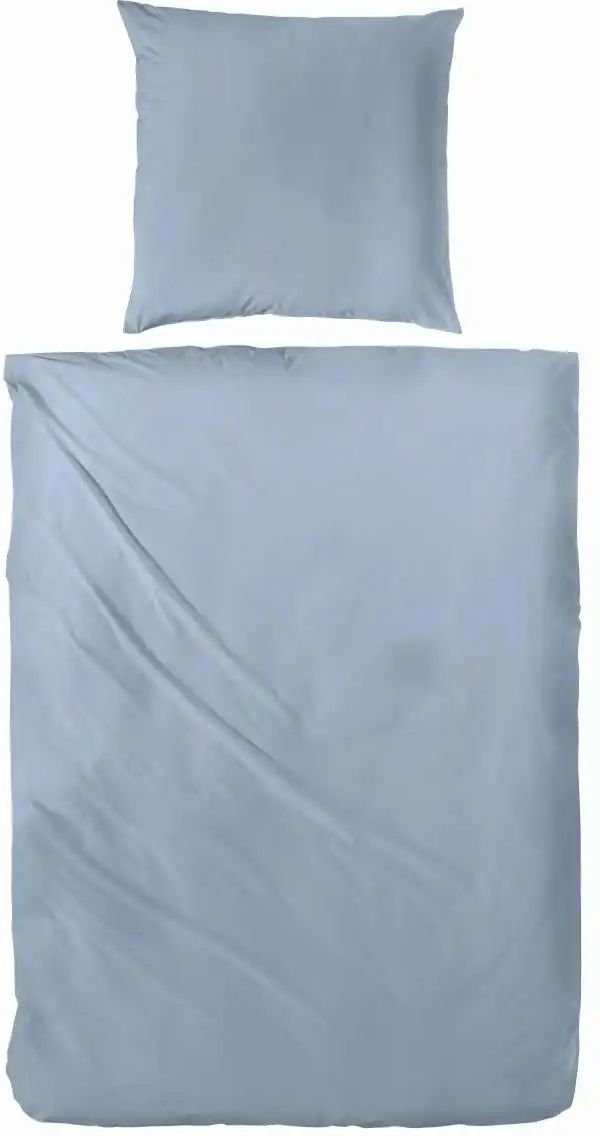 Satin Bettwäsche-Set ¦ blau ¦ Maße (cm): B: 155 H: 1 Bettwaren > Bettwäsche > Bettwäsche ganzjährig - Höffner