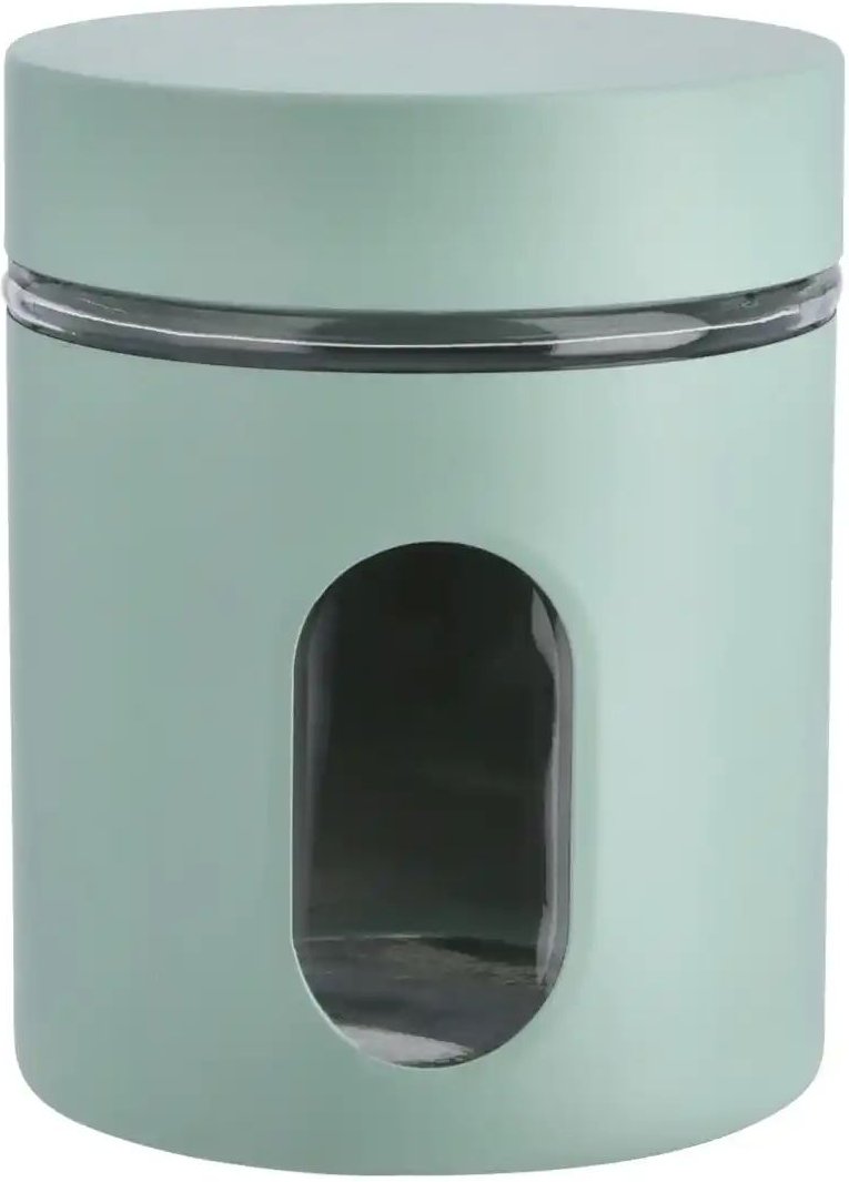 Thumbnail - for friends Aufbewahrungsdose 12 5 cm ¦ türkis/petrol ¦ Glas,Edelstahl ¦ Maße (cm): H: 12,5 Ø: 10 Küchenzubehör & Hel...