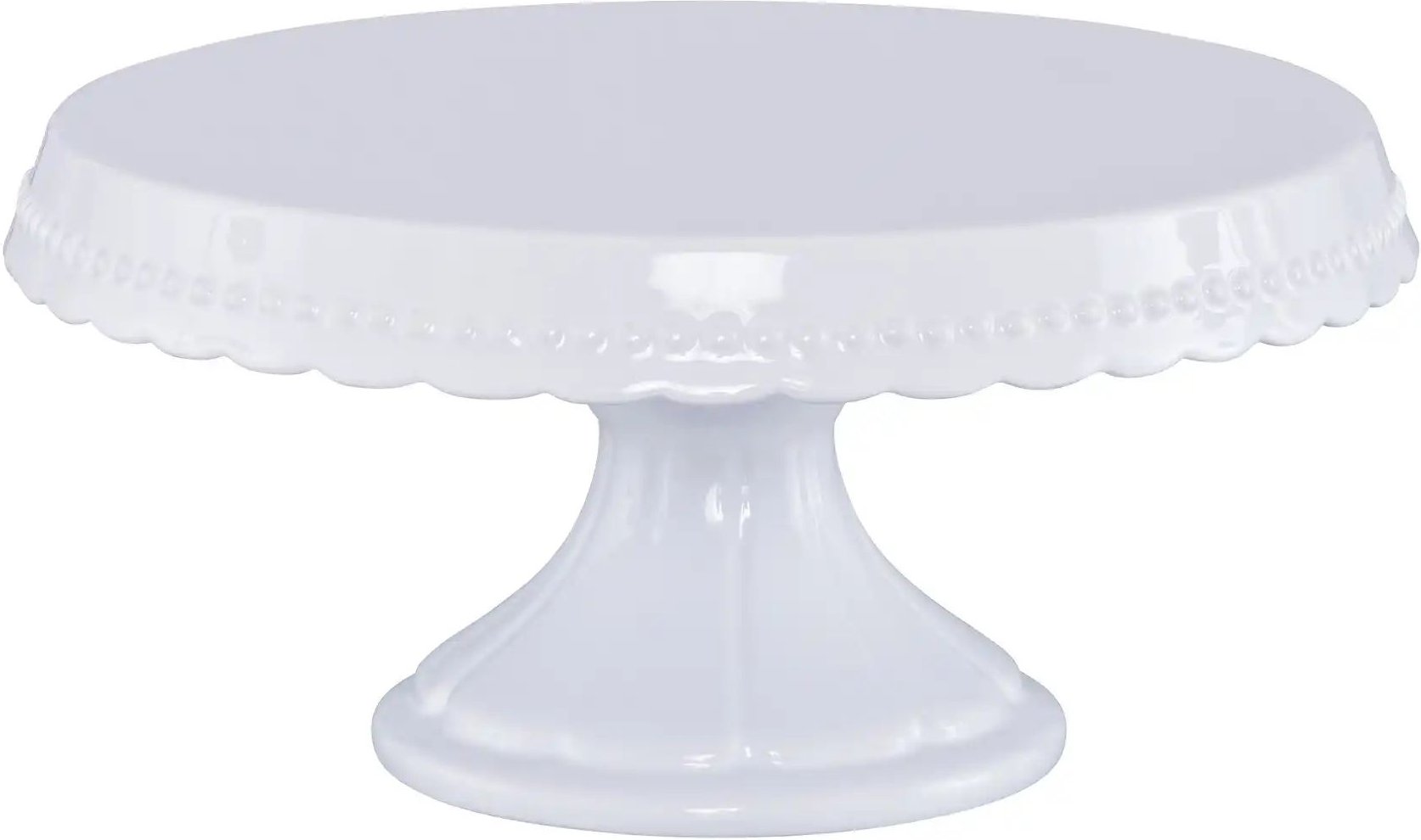 Birkmann Tortenplatte Vintage ¦ weiß ¦ Keramik ¦ Maße (cm): H: 15 Ø: 30 Geschirr > Einzelgeschirrteile - Höffner