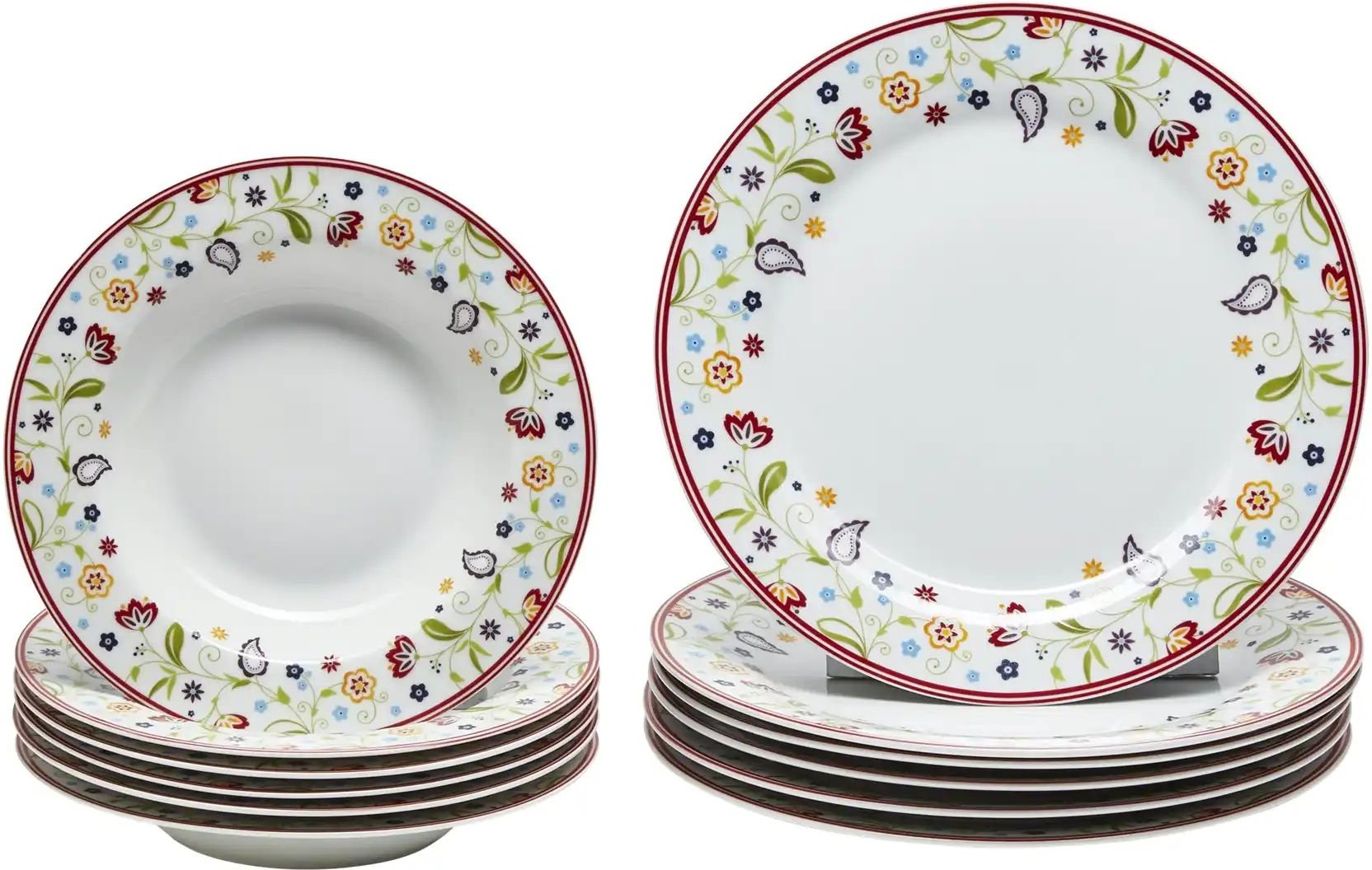 Ritzenhoff & Breker Tafelservice 12-teilig Shanti ¦ mehrfarbig Geschirr > Geschirrsets > Tafelservice - Höffner