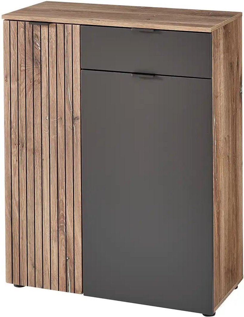 uno Schuhschrank Elina ¦ grau ¦ Maße (cm): B: 82 H: 103 T: 38.0 Garderoben & Kleiderstangen > Garderoben Schuhschränke ...