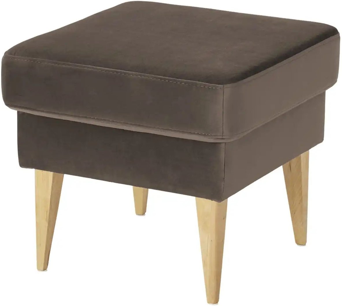 switch Hocker aus Samt Taco ¦ braun ¦ Maße (cm): B: 49 H: 45 T: 49.0 Polstermöbel > Hocker - Höffner