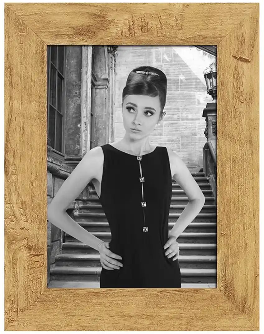 Thumbnail - Bilderrahmen 13x18 cm Hollywood ¦ holzfarben ¦ Massivholz ¦ Maße (cm): B: 18 H: 23 T: 1.5 Accessoires > Bilderrahmen - ...