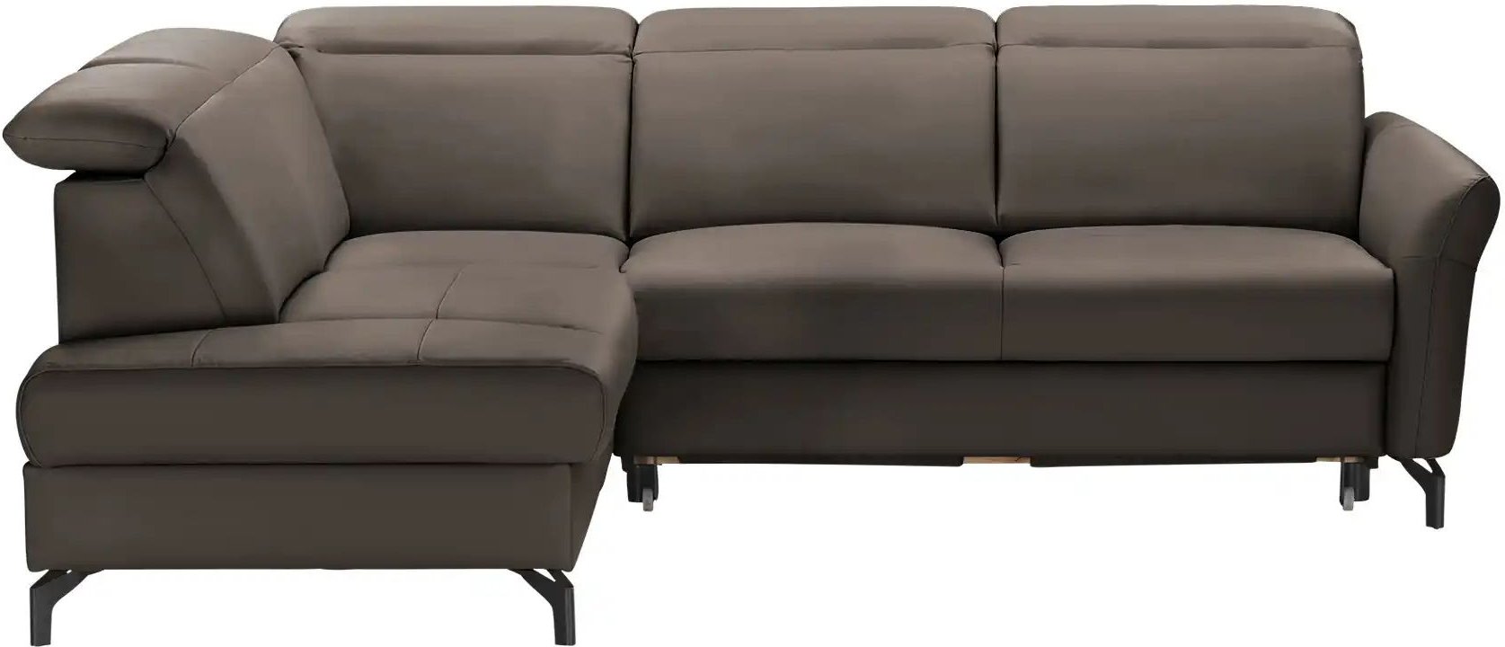 Thumbnail - uno Ecksofa Basel ¦ braun ¦ Maße (cm): B: 243 H: 100 T: 200.0 Polstermöbel > Sofas > 3-Sitzer - Höffner