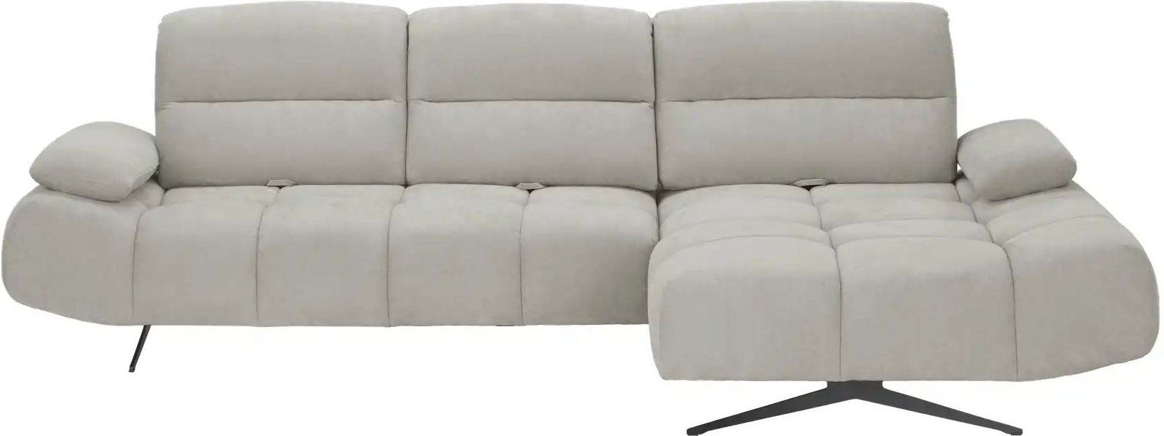 switch Ecksofa Falcao ¦ grau ¦ Maße (cm): B: 284 H: 91 T: 173.0 Polstermöbel > Sofas > Ecksofas - Höffner