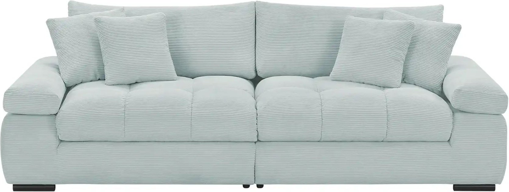 bobb Big Sofa Hella ¦ blau ¦ Maße (cm): B: 262 H: 96 T: 140.0 Polstermöbel > Sofas > 2-Sitzer - Höffner