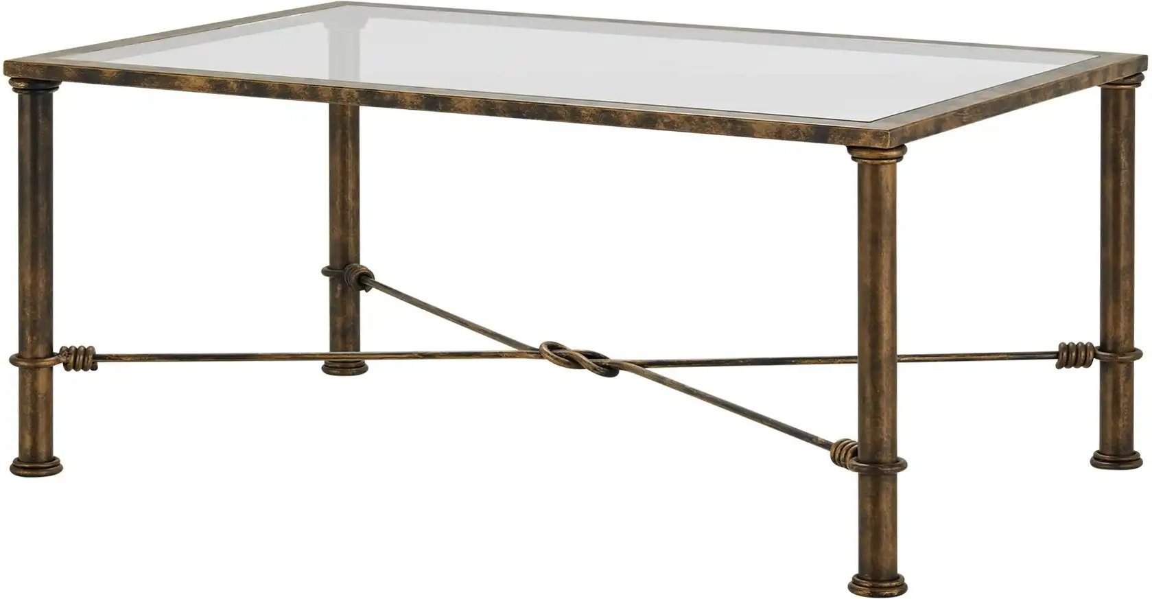 Couchtisch Toscana ¦ gold ¦ Maße (cm): B: 70 H: 48 Tische > Mehr Tische > Couchtische mit Glasplatte - Höffner