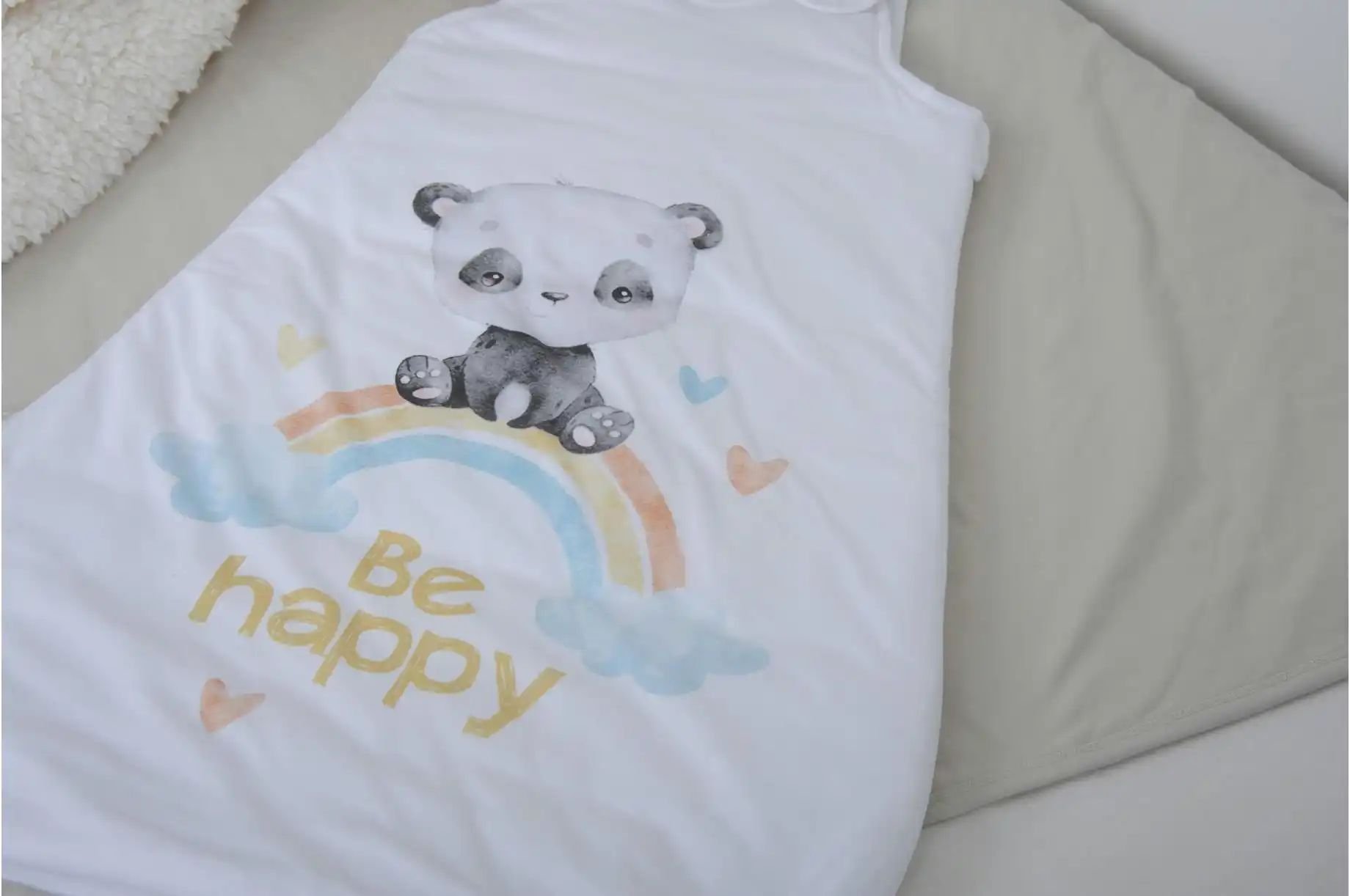 Herding Schlafsack Regenbogen Panda ¦ mehrfarbig ¦ 100% Baumwolle ¦ Maße (cm): B: 70 H: 1 Baby > Baby Textilien > Baby ...