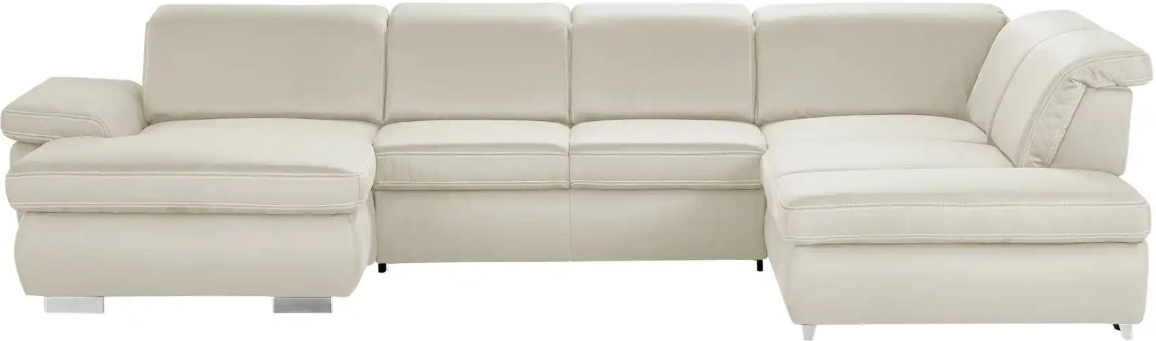 Lounge Collection Wohnlandschaft mit verschiedenen Funktionen Amanda ¦ creme ¦ Maße (cm): B: 379 H: 85 T: 260.0 Polsterm...
