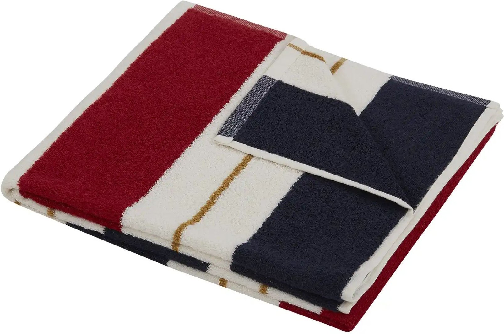 como Duschtuch Maritim Streifen ¦ rot ¦ Maße (cm): B: 70 Badtextilien > Handtücher & Badetücher > Handtücher - Höffner