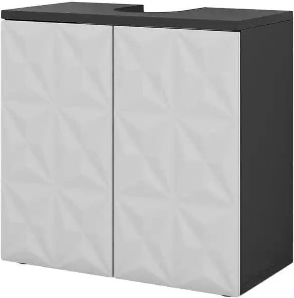 Waschbeckenunterschrank ¦ schwarz ¦ Maße (cm): B: 60 H: 57 Schränke > Badschränke > Waschbecken-unterschränke - Höffne...