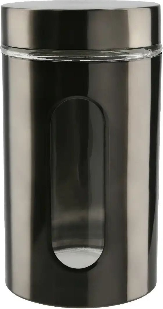 for friends Aufbewahrungsdose ¦ grau ¦ Glas,Edelstahl ¦ Maße (cm): H: 18 Ø: 10 Küchenzubehör & Helfer > Küchenhelfer ...