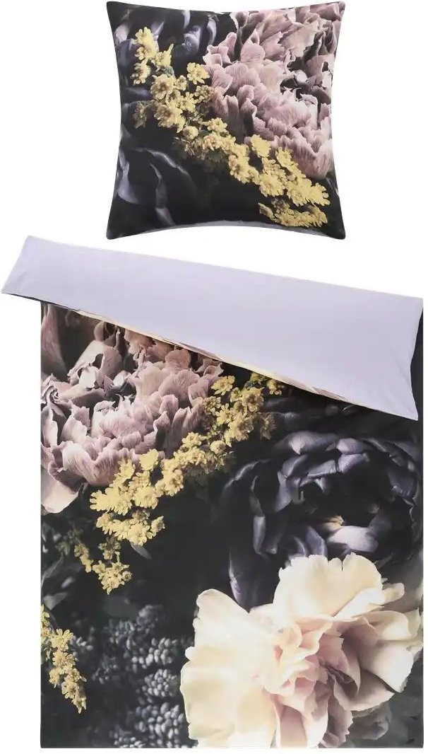 indigo Mako-Satin Wende-Bettwäsche Flowery ¦ Maße (cm): B: 135 Bettwaren > Bettwäsche > Bettwäsche ganzjährig - Höffner