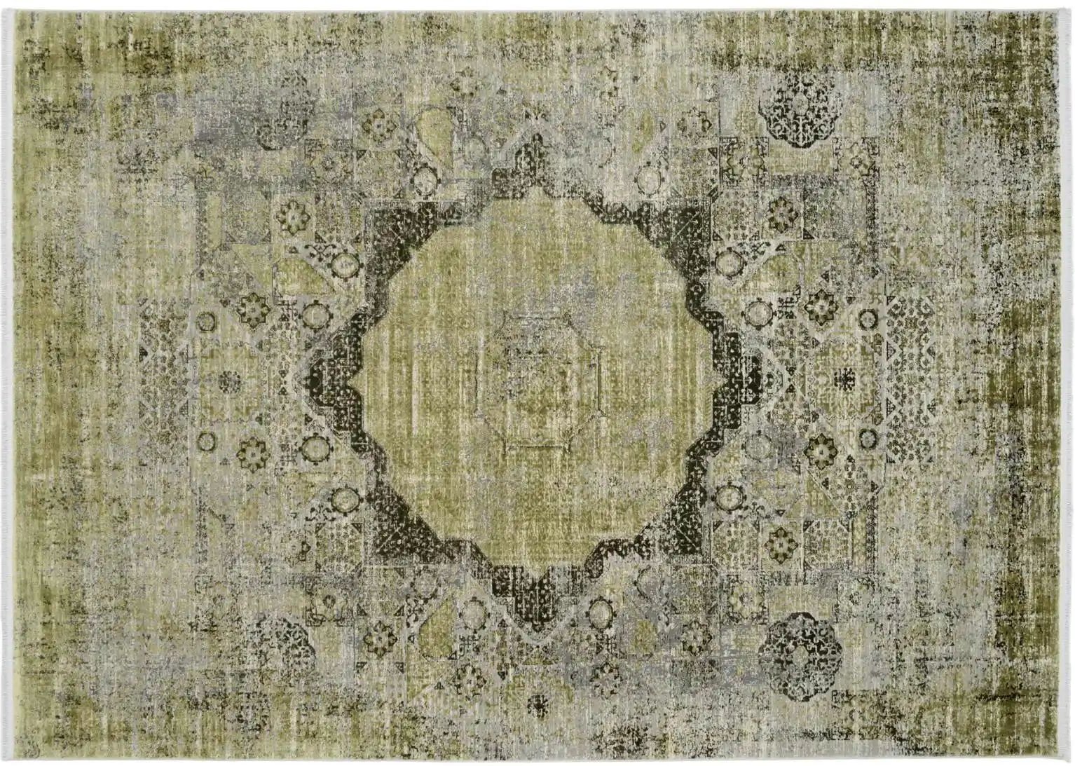 meinTeppich Webteppich  Color Creek ¦ grün ¦ Synthetische Fasern ¦ Maße (cm): B: 67 Teppiche > Wohnteppiche - Höffner