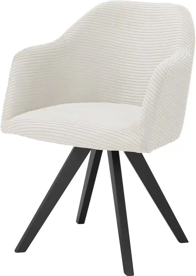 Woodford Polsterstuhl Felix ¦ creme ¦ Maße (cm): B: 58 H: 83 T: 64.0 Stühle > Esszimmerstühle > Esszimmerstühle mit Arm...