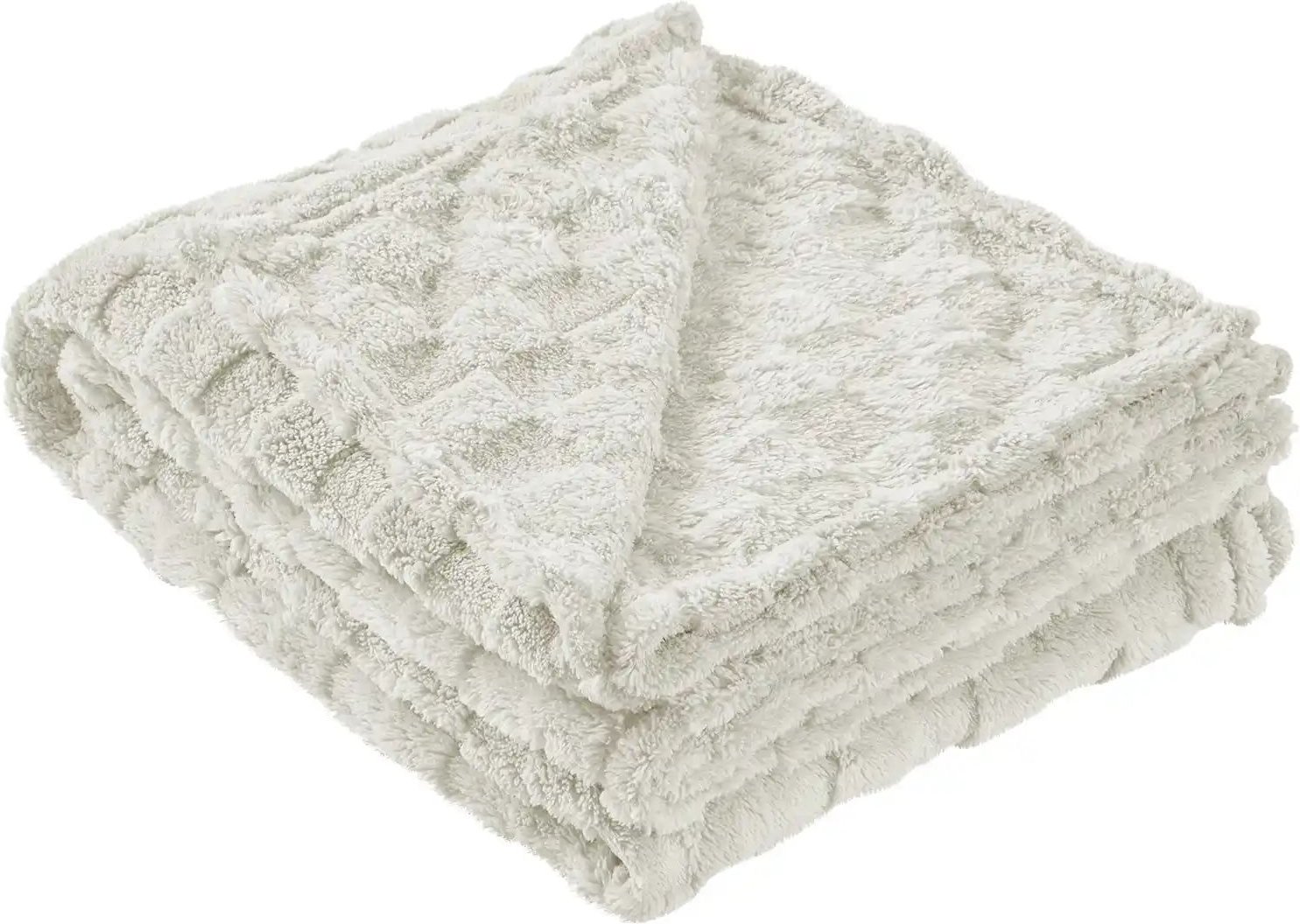 Thumbnail - como Jacquard Wohndecke Ava ¦ weiß ¦ Synthetik ¦ Maße (cm): B: 150 Dekokissen & Decken > Kuscheldecken & Wohndecken - H...