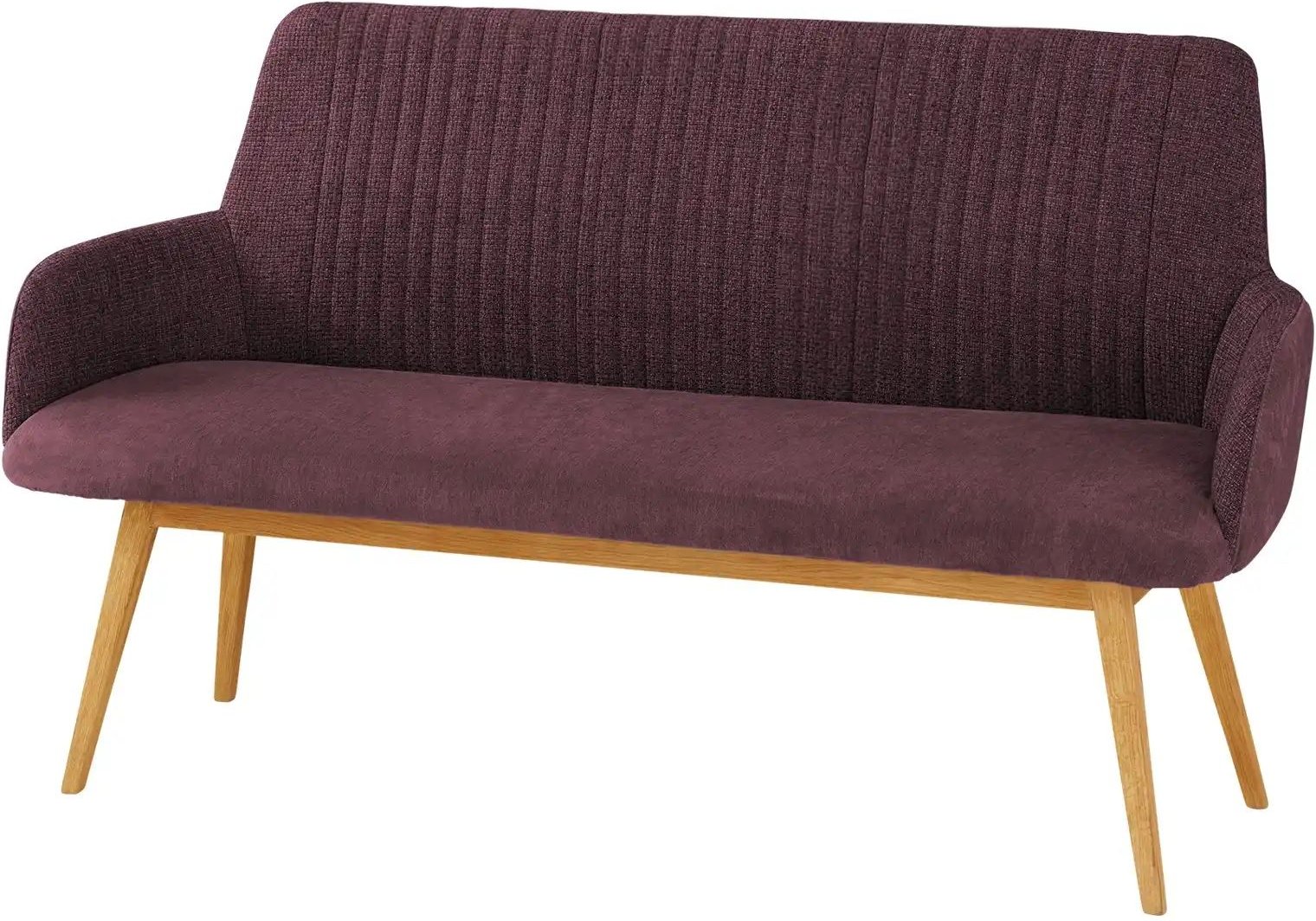 Woodford Polsterbank mit Kombi-Bezug Menda ¦ rot ¦ Maße (cm): B: 157 H: 90 T: 60.0 Bänke > Einzelbänke - Höffner