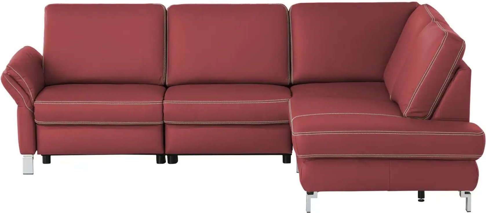 Thumbnail - medium Ecksofa Medium Plus ¦ rot ¦ Maße (cm): B: 265 H: 89 T: 200.0 Polstermöbel > Sofas > Ecksofas - Höffner