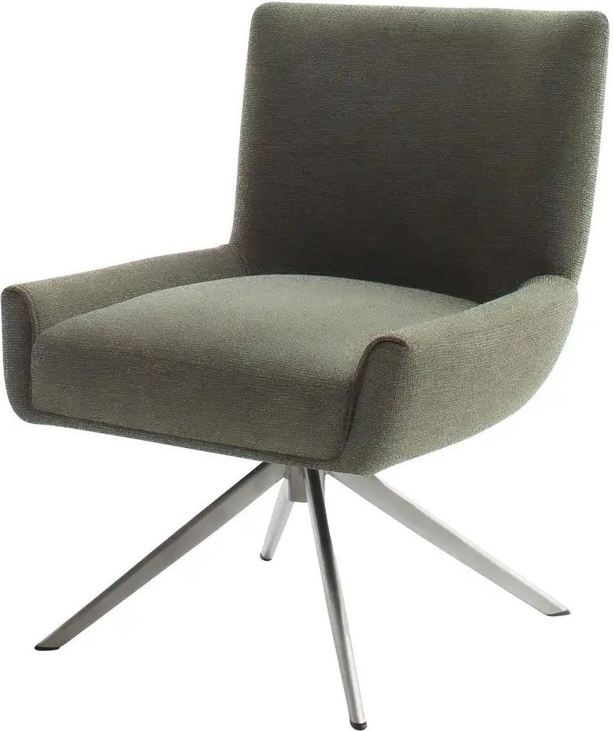 Esszimmerstuhl XL Nelson ¦ grün ¦ Maße (cm): B: 70 H: 88 T: 71.0 Stühle > Küchenstühle > Polster Küchenstühle - Höffner