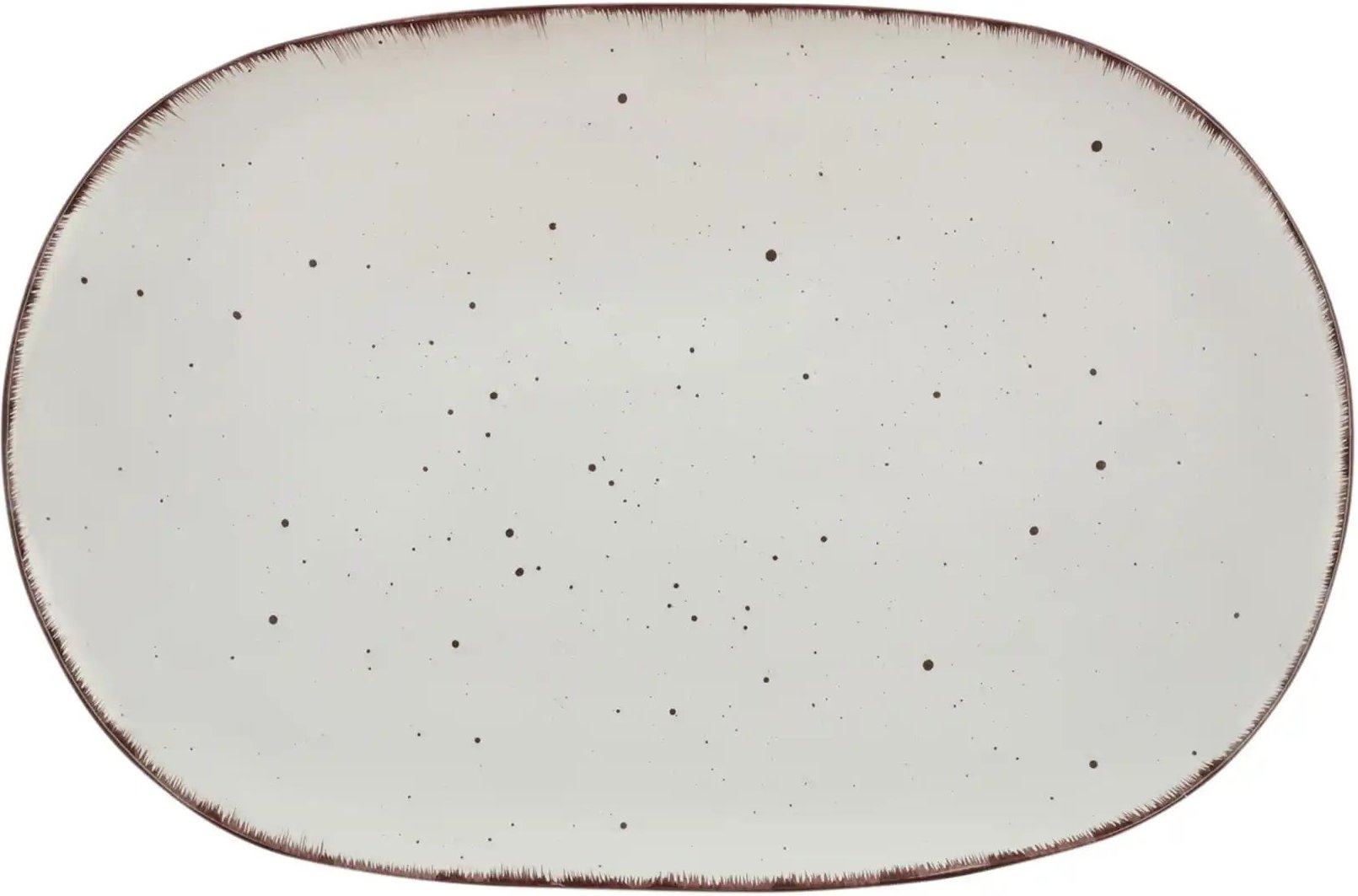 Peill+Putzler Servierplatte 40x 27 cm Siena ¦ weiß ¦ Steinzeug/Steingut ¦ Maße (cm): B: 27 Geschirr > Einzelgeschirrtei...