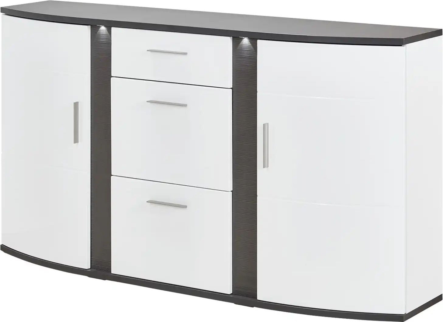 uno Sideboard Gabbro ¦ weiß ¦ Maße (cm): B: 164 H: 94 T: 41.0 Kommoden & Sideboards > Sideboards - Höffner